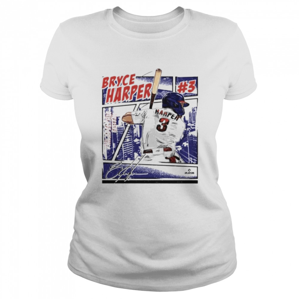 Philadelphia Phillies Bryce Harper Gift For Baseball Player Fan 2022  Classic Women'S T-Shirt