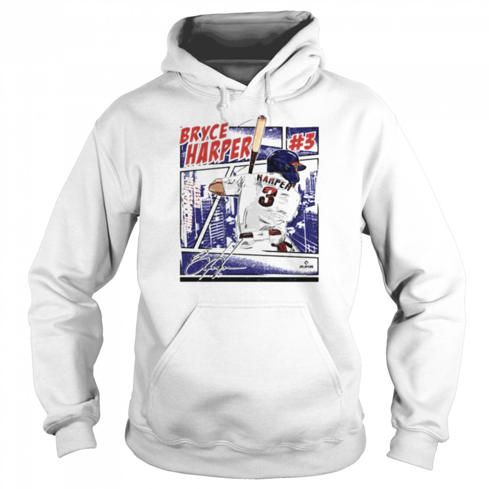 Philadelphia Phillies Bryce Harper Gift For Baseball Player Fan 2022  Unisex Hoodie