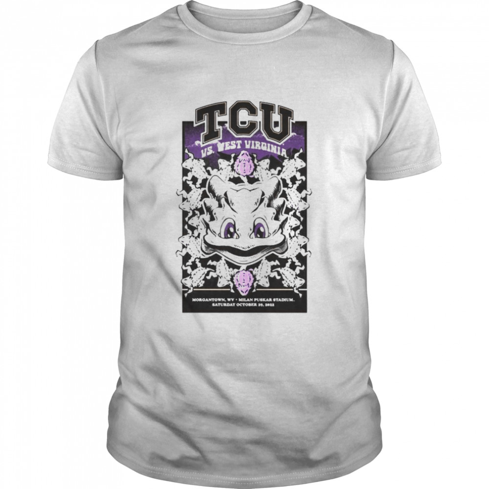 TCU Horned Frogs Vs West Virginia Mountaineers Game Day 2022 shirt