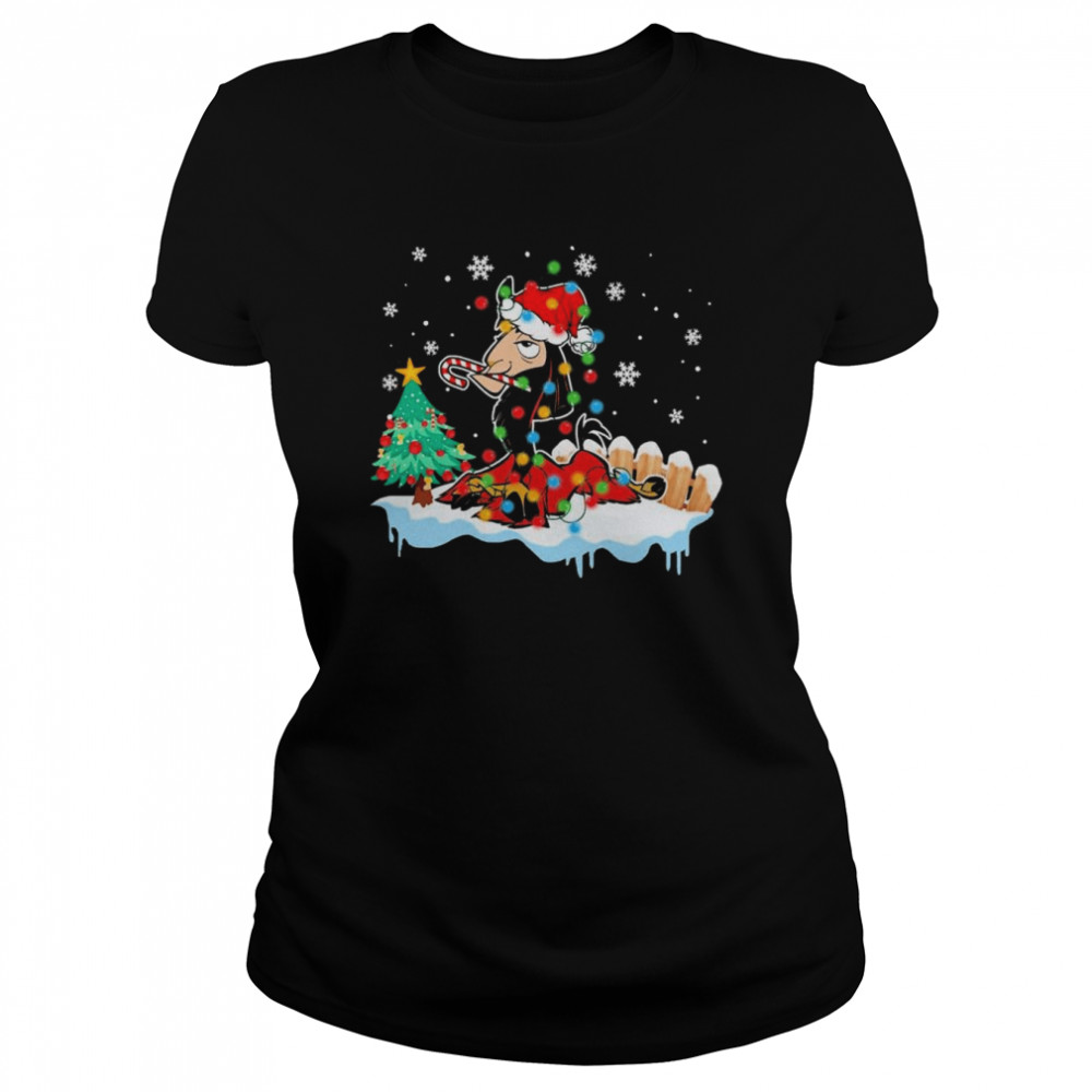 The Emperor’s New Groove Santa Kuzco Christmas Light  Classic Women'S T-Shirt