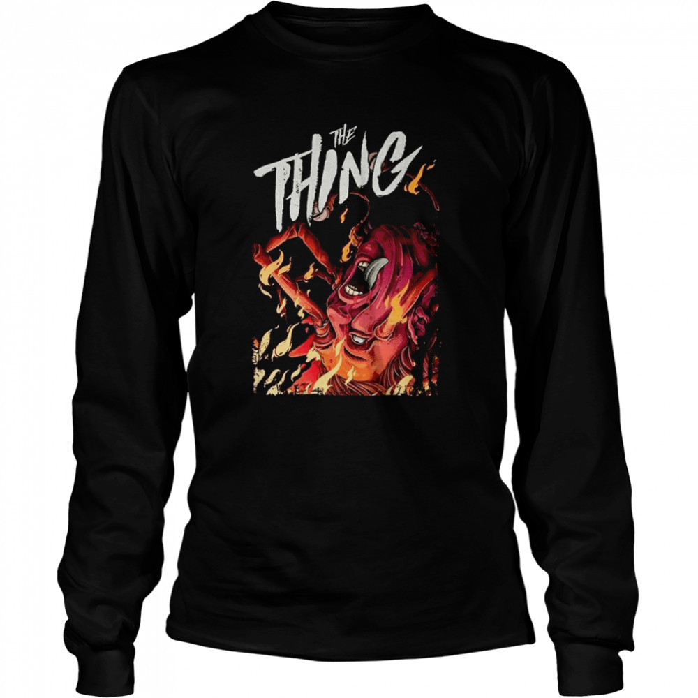 The Thing Horror Movie Shirt Long Sleeved T-Shirt