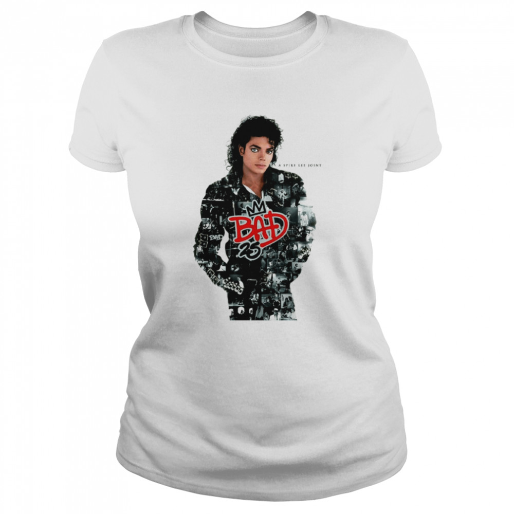The Bad King Michael Jackson Pop Music shirt Classic Women's T-shirt