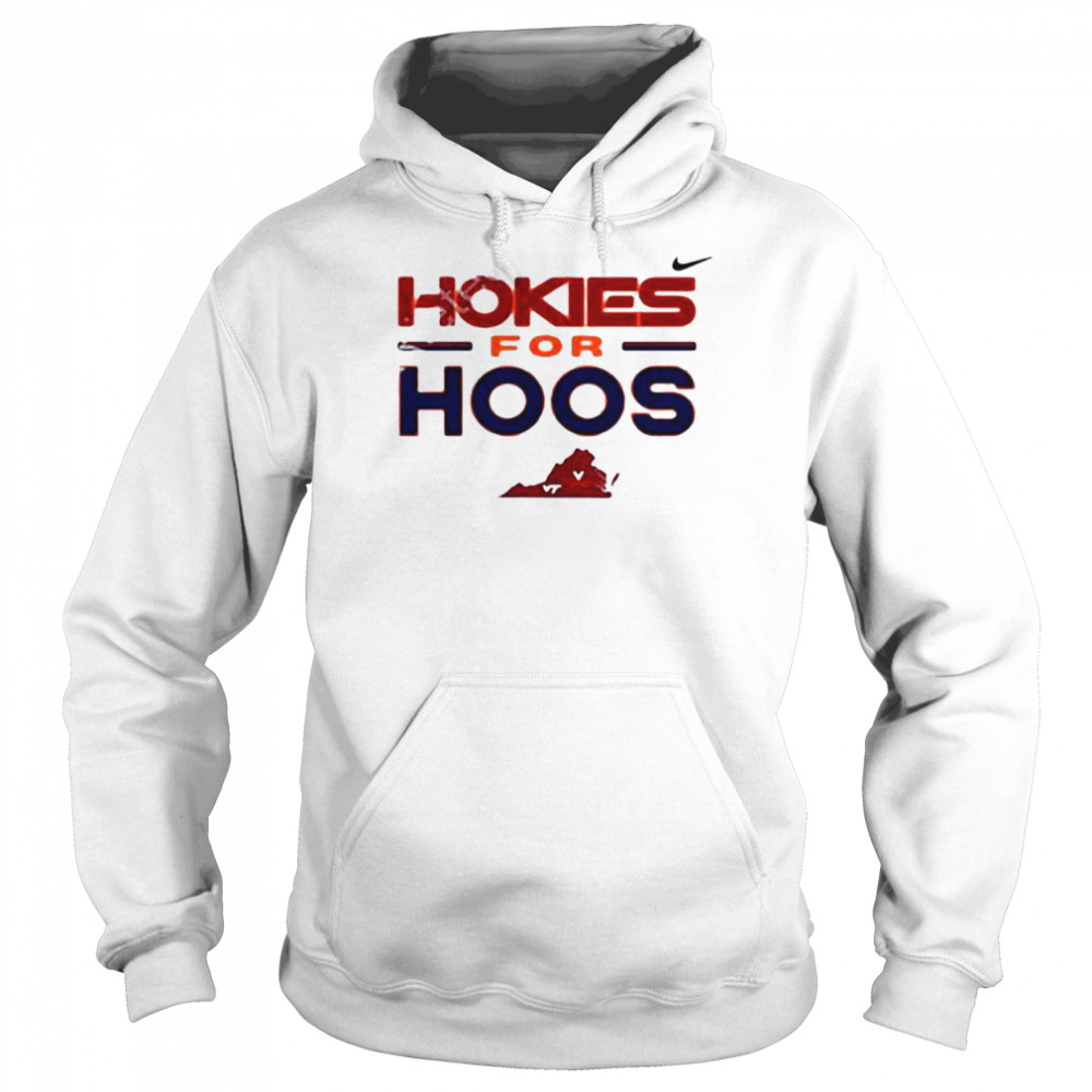 Virginia Tech Hokies UVA Hokies For Hoos  Unisex Hoodie