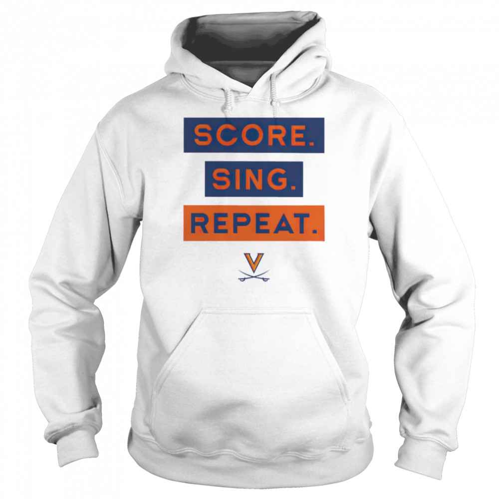 Virginia Cavaliers Sing Score Repeat shirt Unisex Hoodie